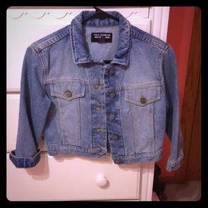 I am selling a jean jacket it is so cute